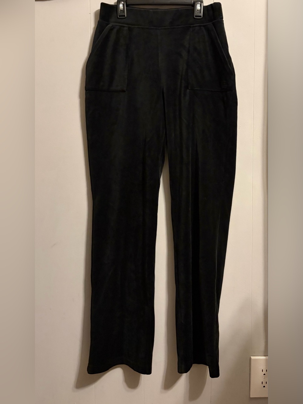 Juicy Couture Black Velour Lounge Pants